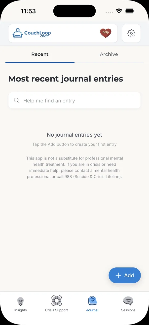 Daily Journal - product demo